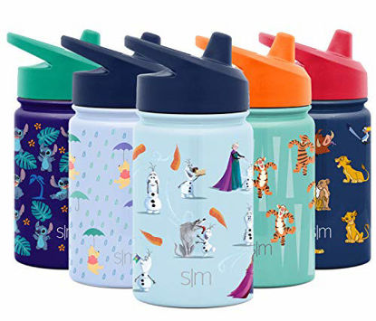 Picture of Simple Modern Disney Water Bottle for Kids Reusable Cup with Straw Sippy Lid Insulated Stainless Steel Thermos Tumbler for Toddlers Girls Boys, 10oz, Frozen: Find My Nose