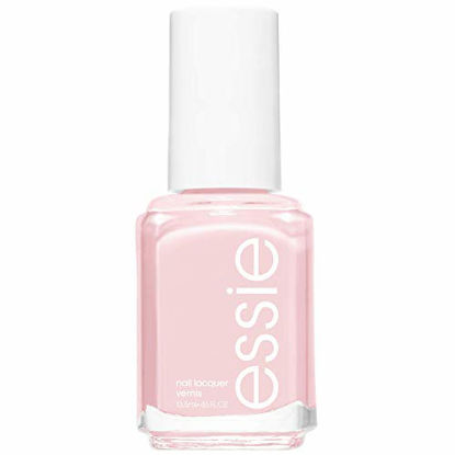 Picture of essie Nail Polish, Glossy Shine Finish, Mademoiselle, 0.46 Ounces (Packaging May Vary) Sheer Pink