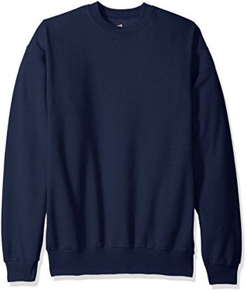 Picture of Hanes Men's Ecosmart Fleece Sweatshirt,Navy,XL