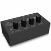 Picture of Behringer Microamp HA400 Ultra-Compact 4-Channel Stereo Headphone Amplifier,Silver