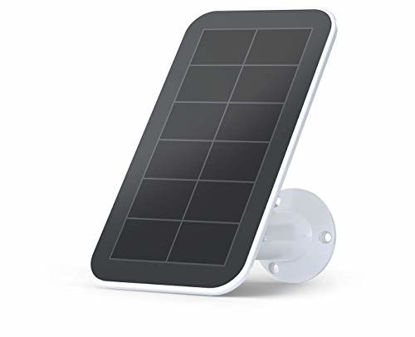 Picture of Arlo (VMA5600), Certified Accessory - Solar Panel Charger | Weather Resistant, 8 ft Magnetic Power Cable, Adjustable Mount | Only Compatible with Arlo Ultra and PRO 3 Camera, White