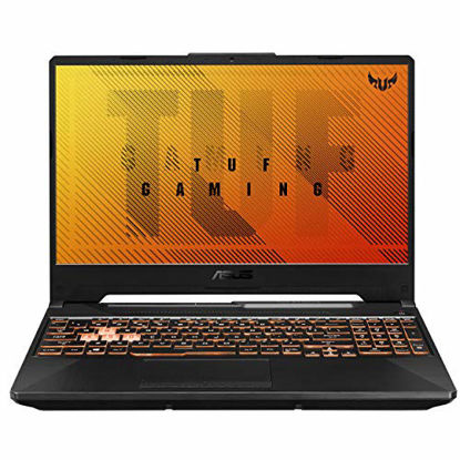 Picture of ASUS TUF Gaming A15 Gaming Laptop, 15.6 144Hz Full HD IPS-Type Display, AMD Ryzen 5 4600H, GeForce GTX 1650, 8GB DDR4, 512GB PCIe SSD, RGB Keyboard, Windows 10 Home, Bonfire Black, FA506IH-AS53