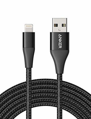 Picture of Anker Powerline+ II Lightning Cable (10 ft) MFi Certified iPhone Charger Cable, Extra Long iPhone Charging Cord, Compatible with iPhone SE / 11 Pro Max/Xs Max/XR/X / 8/7 / 6S, iPad, and More