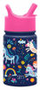 Picture of Simple Modern 10oz Summit Kids Water Bottle Thermos with Straw Lid - Dishwasher Safe Vacuum Insulated Double Wall Tumbler Travel Cup 18/8 Stainless Steel - Unicorns