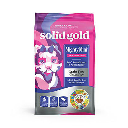 Picture of Solid Gold - Mighty Mini Beef - Small & Toy Breed Wet & Dry Dog Food - 11 lb Bag - Packaging May Vary