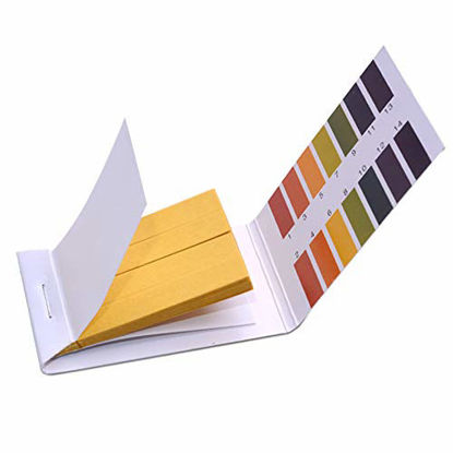Picture of Ph. 1-14 Test Paper Extensive Test Paper Litmus Test Paper Sonkir pH Test StripsTest pH for Saliva Urine Water Soil Testing(2-Pack pH Test Strips)