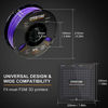 Picture of OVERTURE PETG Filament 1.75mm with 3D Build Surface 200 x 200 mm 3D Printer Consumables, 1kg Spool (2.2lbs), Dimensional Accuracy +/- 0.05 mm, Fit Most FDM Printer (Purple)