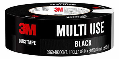 Picture of 3M Duct Tape Black, 1.88 inches by 60 yards, 3960-BK, 1 roll