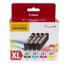 Picture of Canon CLI-281 XL Black, Cyan, Magenta and Yellow 4 Ink Pack Compatible to TR8520, TR7520, TS9120 Series,TS8120 Series, TS6120 Series, TS9521C, TS9520, TS8220 Series, TS6220 Series