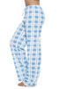 Picture of Just Love Women Pajama Pants / Sleepwear,Blue - Plaid,2X Plus