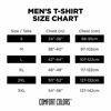 Picture of Comfort Colors Men's Adult Short Sleeve Tee, Style 1717, Ice Blue, Small