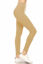 Picture of LYR128-KHAKI2 Yoga Solid Leggings, One Size