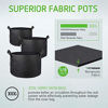 Picture of VIVOSUN 5-Pack 10 Gallon Plant Grow Bags, Heavy Duty Thickened Nonwoven Fabric Pots with Handles