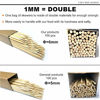 Picture of Bamboo Marshmallow Roasting Sticks with 30 Inch 6mm Thick Extra Long Heavy Duty Wooden Skewers,Roaster Barbecue S'Mores Skewers Hot Dog Forks for Camping,Party,Kebab Sausage(100 Pcs)