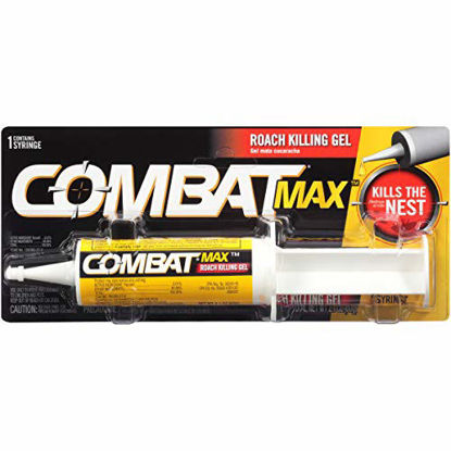 Picture of Combat Max Roach Killing Gel for Indoor and Outdoor Use, 1 Syringe, 2.1 Ounces