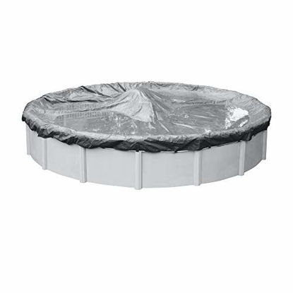 Picture of Robelle 3318-4 Platinum Winter Pool Cover for Round Above Ground Swimming Pools, 18-ft. Round Pool