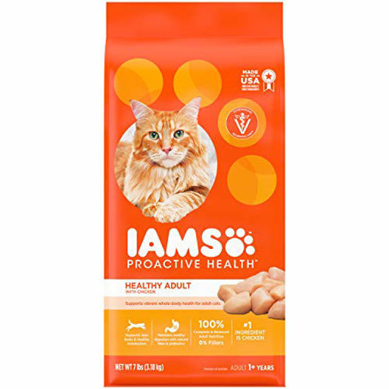 Picture of IAMS PROACTIVE HEALTH Adult Healthy Dry Cat Food with Chicken, 7 lb. Bag