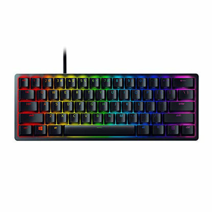 Picture of Razer Huntsman Mini 60% Gaming Keyboard: Fastest Keyboard Switches Ever - Linear Optical Switches - Chroma RGB Lighting - PBT Keycaps - Onboard Memory - Classic Black
