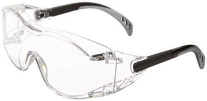 Picture of Gateway Safety 6980 Cover2 Safety Glasses Protective Eye Wear - Over-The-Glass (OTG), Clear Lens, Black Temple