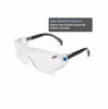 Picture of Gateway Safety 6980 Cover2 Safety Glasses Protective Eye Wear - Over-The-Glass (OTG), Clear Lens, Black Temple