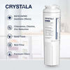 Picture of Crystala Filters UKF8001 Water Filter Compatible with Whirlpool 4396395, Filter 4, Maytag UKF8001, EDR4RXD1, UKF8001AXX, UKF8001P, Puriclean II, PH21500 Refrigerator Water Filter (3 Pack)
