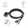 Picture of Cable Matters 4 Prong Dryer Cord (30 AMP Appliance Power Cord with Dryer Plug, Dryer Power Cord) - 6 Feet (NEMA 14-30P to 4-Wire)
