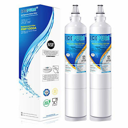 GOLDEN ICEPURE RWF3500A Replacement for LG LT800P, Kenmore 469490,  ADQ73613401, LSXS26366D, LUPXS3186N, LSXS26366S Refrigerator Water filter  and Air