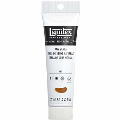 Picture of Liquitex 1045330 Professional Heavy Body Acrylic Paint, 2-oz Tube, Raw Sienna