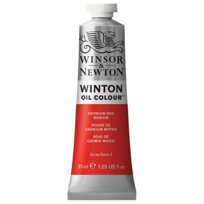 Picture of Winsor & Newton 1414099 Winton Oil Color Paint, 37-ml Tube, Cadmium Red Medium