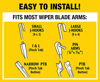 Picture of Rain-X 5079279-2 Latitude 2-IN-1 Water Repellency Wiper Blade, 22" (Pack of 1)