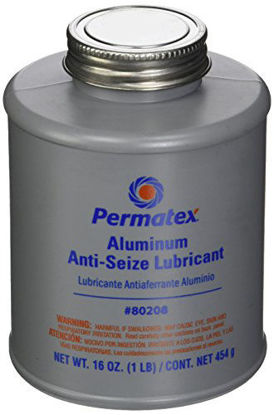 Picture of Permatex 80208-12PK Anti-Seize Lubricant with Brush Top Bottle - 16 oz., (Pack of 12)