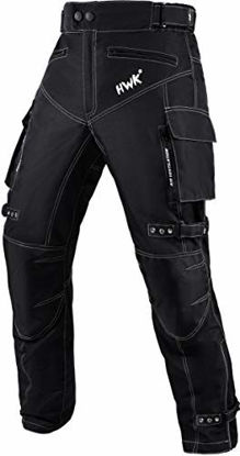 Picture of Motorcycle Pants For Men Dualsport Motocross Motorbike Pant Riding Overpants Enduro Adventure Touring Waterproof CE Armored All-Weather (Waist30''-32'' Inseam30'')