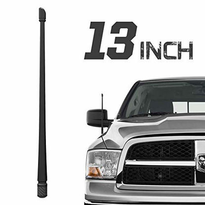 Picture of Rydonair Antenna Compatible with 2012-2021 Dodge Ram 1500 | 13 inches Flexible Rubber Antenna Replacement | Designed for Optimized FM/AM Reception