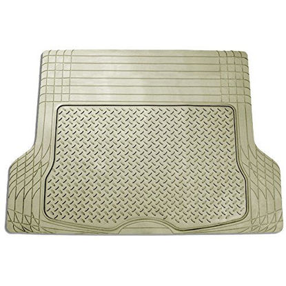 Picture of FH Group F16400BEIGE Beige All Season Protection Cargo Mat/Trunk Liner (Trimmable) Size 55.5" x 42.5" Large