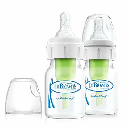 Picture of Dr. Brown's Natural Flow 2 Pack Bottles - 2 Oz Green