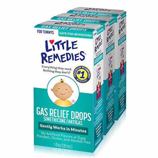 GetUSCart Little Remedies Baby Gas Drops, 1 Fl Oz (Pack of 3)