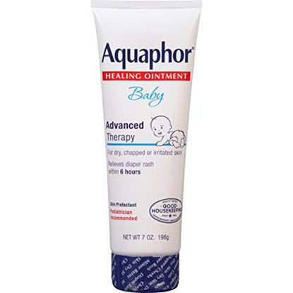Picture of Aquaphor Baby Healing Ointment - for Chapped Skin, Diaper Rash and Minor Scratches - 7 Ounce (Pack of 1)