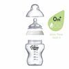 Picture of Tommee Tippee Closer to Nature Baby Bottle, Anti-Colic, Breast-like Nipple, BPA-Free - Slow Flow, 9 Ounce (1 Count)