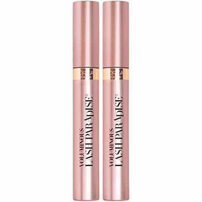Picture of L'Oreal Paris Voluminous Makeup Lash Paradise Mascara, Voluptuous Volume, Intense Length, Feathery Soft Full Lashes, No Flaking, No Smudging, No Clumping, Black, 0.25 Fl Oz (Pack of 2)