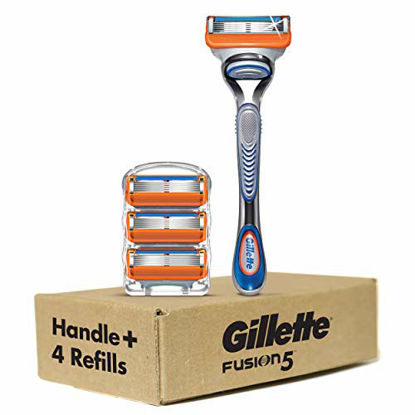 Picture of Gillette Fusion5 Mens Razor Handle + 4 Blade Refills