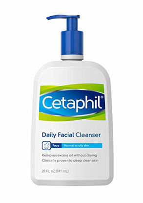 Picture of Cetaphil Daily Facial Cleanser for Normal To Oily Skin, 20 Fl Oz