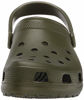 Picture of Crocs unisex adult Classic | Water Shoes Comfortable Slip on Shoes Clog, Army Green, 12 Women 10 Men US