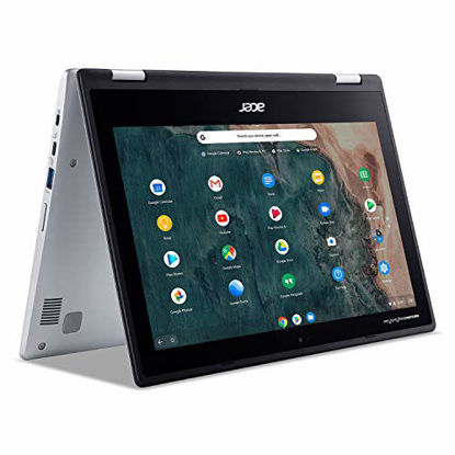 Picture of Acer Chromebook Spin 311 Convertible Laptop, Intel Celeron N4020, 11.6" HD Touch, 4GB LPDDR4, 32GB eMMC, Gigabit Wi-Fi 5, Bluetooth 5.0, Google Chrome, CP311-2H-C679