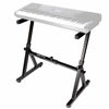 Picture of RockJam Z Style Adjustable and Portable Heavy Duty Music (Fits 54-88 Key Electric Pianos) Electronic Keyboard Stand (RJZZ363)
