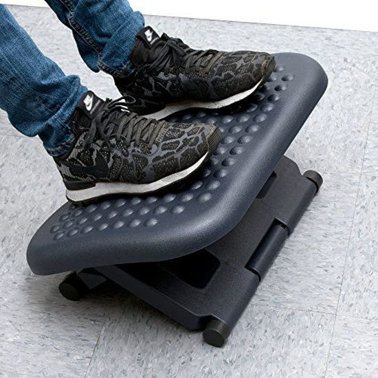 Picture of Mind Reader LEGUP-BLK Rest, Ergonomic Foot, Pressure Relief for Comfort, Back, and Body, Black