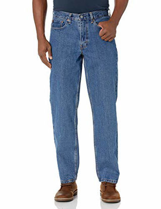 Picture of Levi's Men's 550 Relaxed Fit Jeans, Medium Stonewash, 36W x 30L