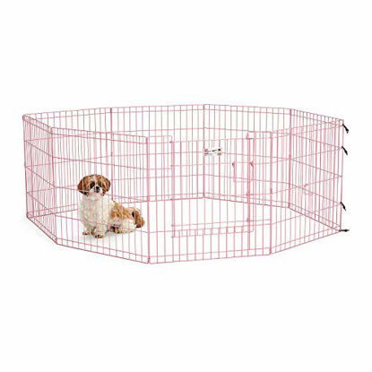 Picture of MidWest Homes for Pets Folding Metal Exercise Pen / Pet Playpen