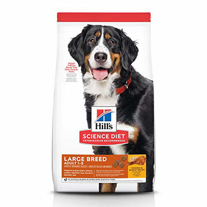 Picture of Hill's Science Diet Dry Dog Food, Adult, Large Breed, Chicken & Barley Recipe White, 15 LB