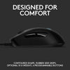 Picture of Logitech G403 Hero 25K Gaming Mouse, Lightsync RGB, Lightweight 87G+10G optional, Braided Cable, 25, 600 DPI, Rubber Side Grips
