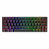Picture of DIERYA DK63 Wireless 60% Mechanical Gaming Keyboard True RGB Backlit Bluetooth 4.0 Wired LED Computer Keyboard Compatible with Multi-Device iPhone Android Mobile PC Laptop - Brown Switch